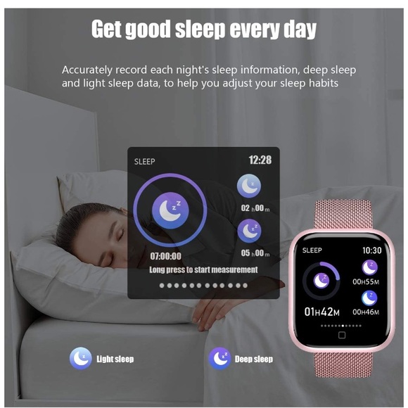 Unisex Smart Watch, Fitness Tracker - Picture 3 of 12